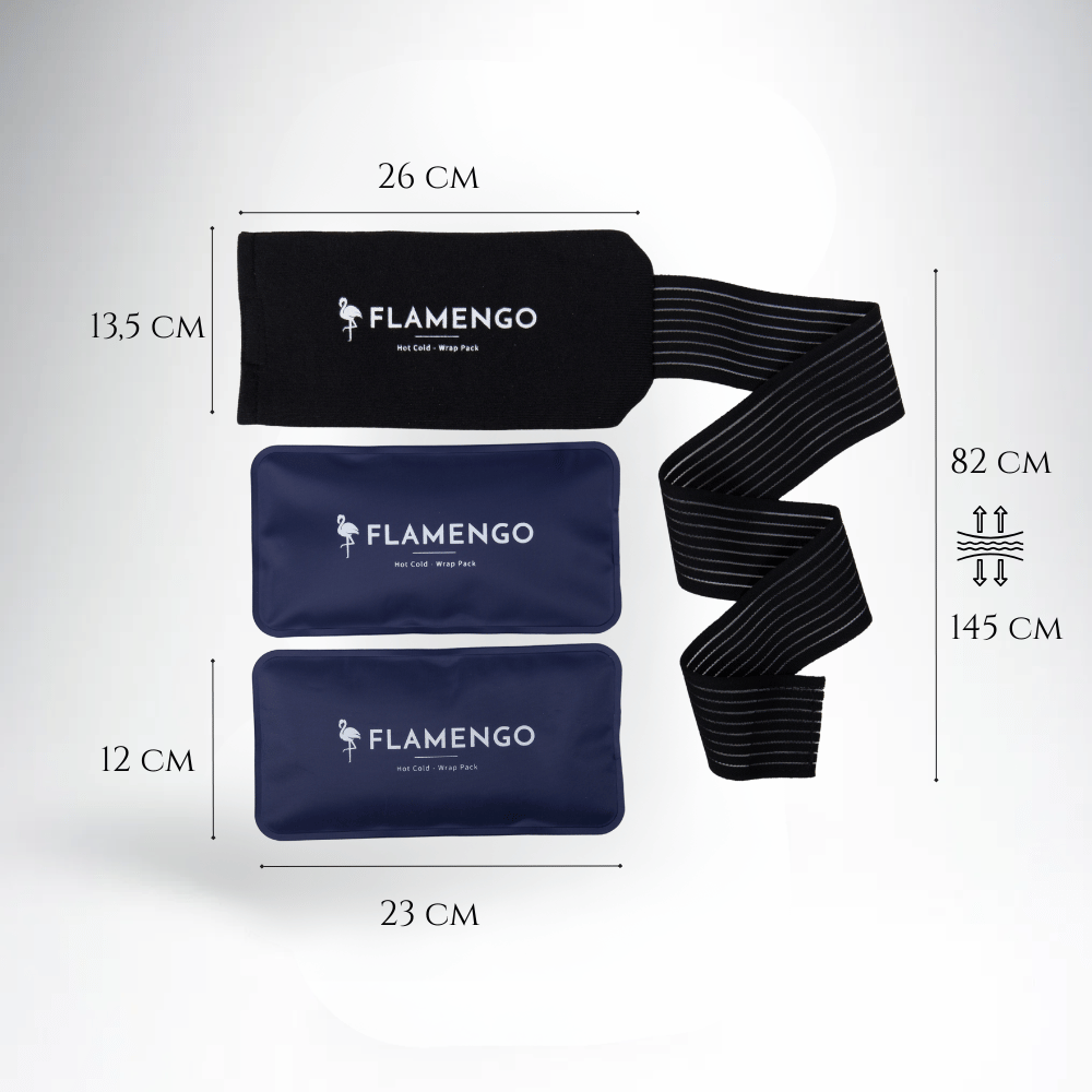 Pack chaud / froid pour les blessures et l'éclairage de la douleur - Flamengo® Hot Cold - emballage Pack