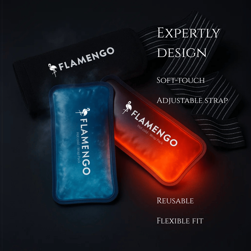 Pack chaud / froid pour les blessures et l'éclairage de la douleur - Flamengo® Hot Cold - emballage Pack