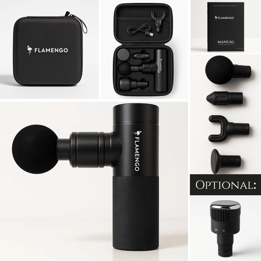 Powerful recovery in compact format - Flamengo® mini massage gun