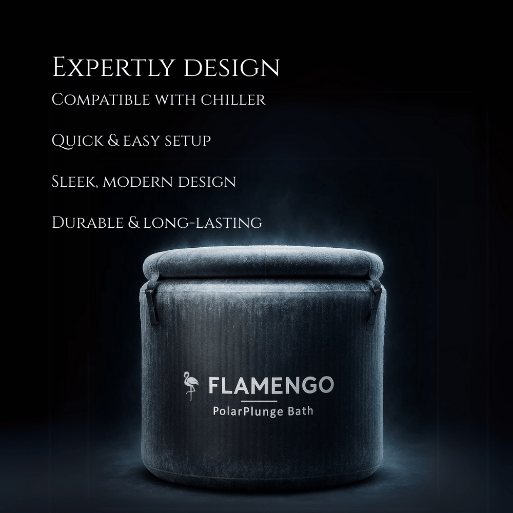 Baignoire de glace avec refroidissement pour la récupération et la focalisation mentale - Flamengo® PolarPlunn Bath