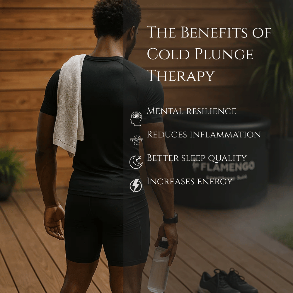 Baignoire de glace avec refroidissement pour la récupération et la focalisation mentale - Flamengo® PolarPlunn Bath