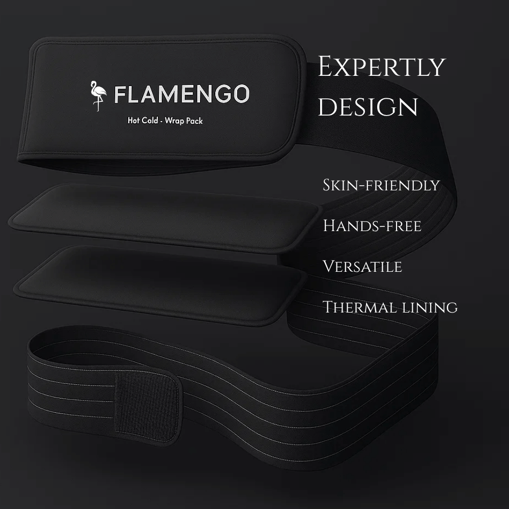 Warm/koud pack voor blessures en pijnverlichting - Flamengo® Hot Cold - Wrap Pack