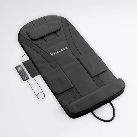 Luxe massage mat met stretch – voor rugklachten en ontspanning thuis - Flamengo® InfraStretch